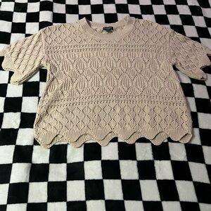 Splendid Cream Knit Sweater